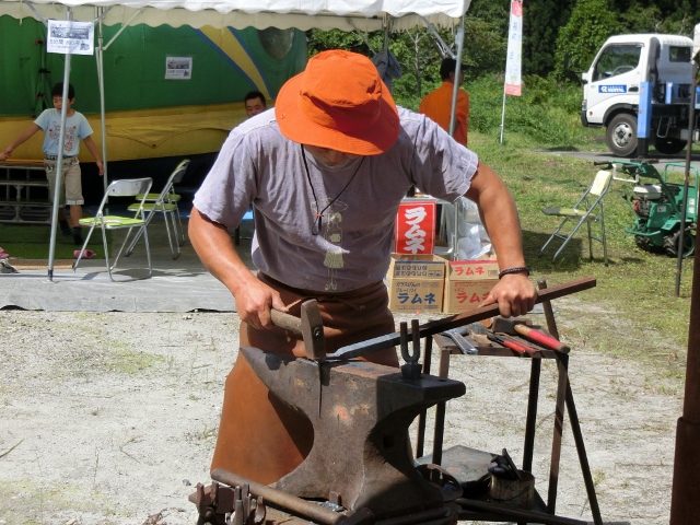 奥会津麺ズフェスティバル　鍛鉄工芸家加成幸男氏